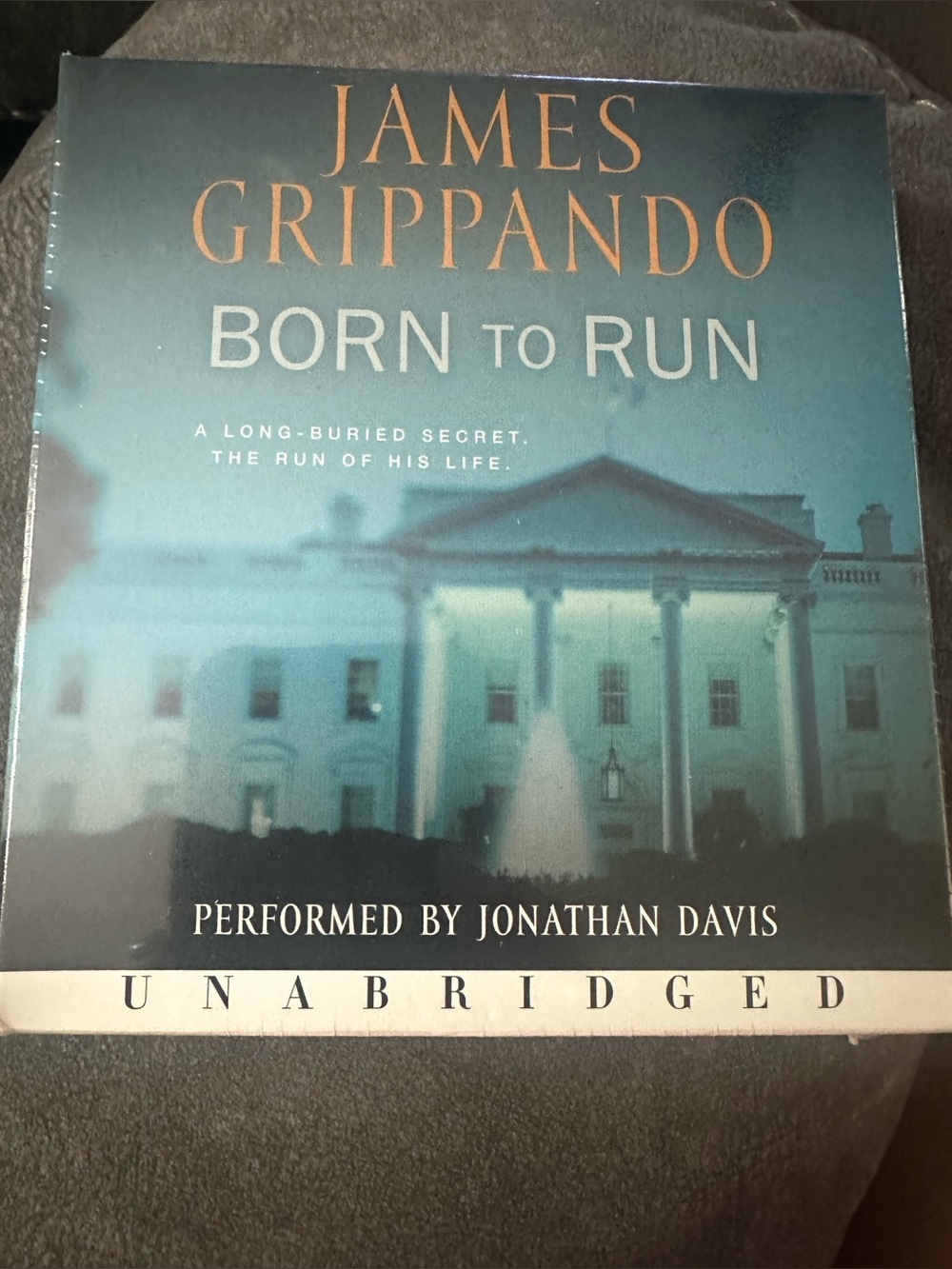 Harper Audiobook Back Cover in Teal and Gold